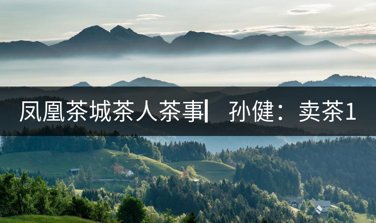 鳳凰茶城茶人茶事▏孫?。嘿u茶15年，對(duì)普洱茶還猶如初見