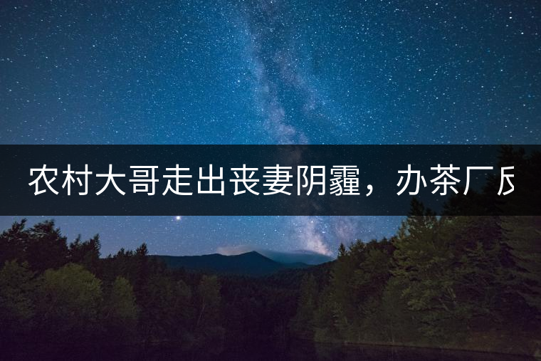 農(nóng)村大哥走出喪妻陰霾，辦茶廠反哺鄉(xiāng)鄰，每天處理鮮葉4000斤
