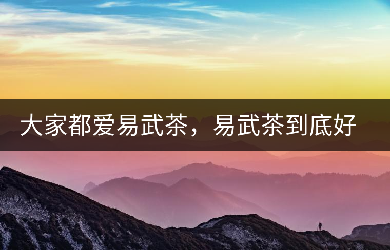 大家都愛易武茶，易武茶到底好在哪兒?大家都愛易武茶，易武茶到底好在哪兒？