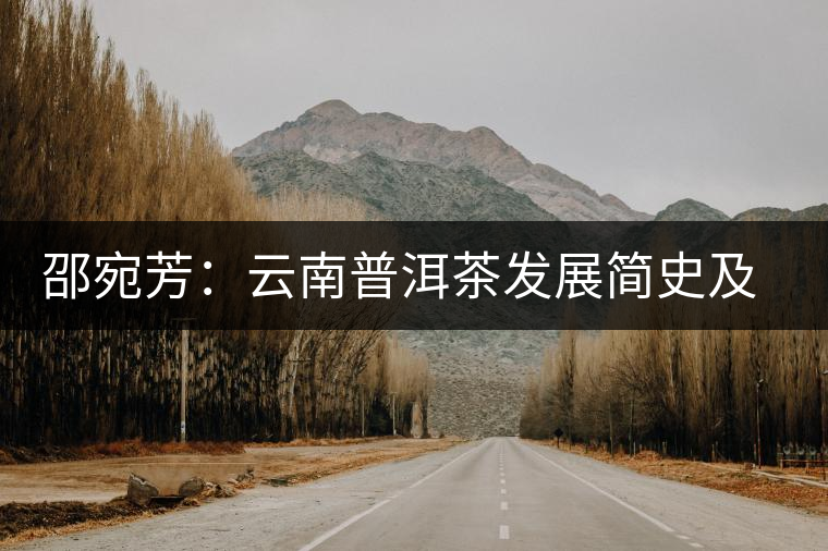 邵宛芳：云南普洱茶發(fā)展簡(jiǎn)史及其特性