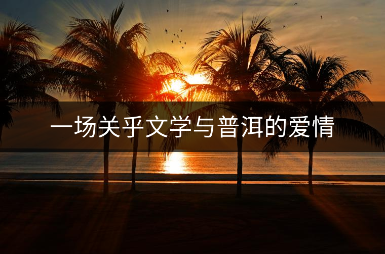 一場(chǎng)關(guān)乎文學(xué)與普洱的愛情