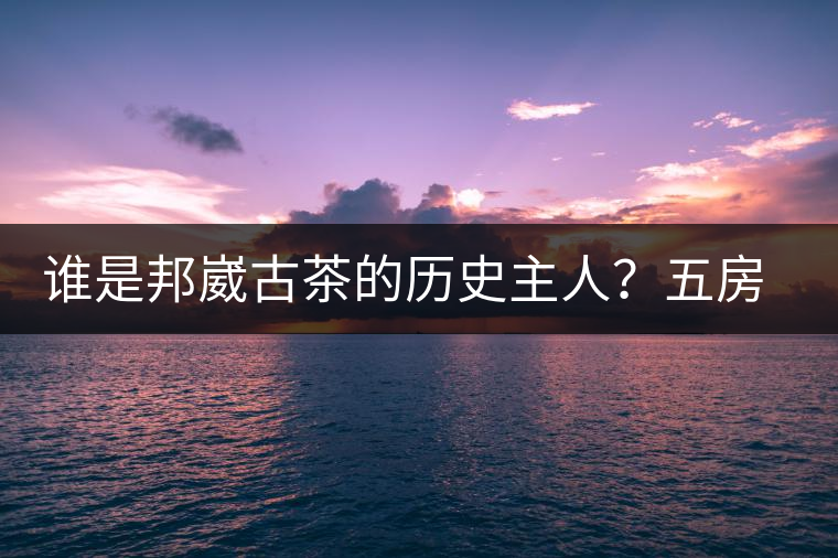 誰是邦崴古茶的歷史主人？五房·茶馬古道考察記