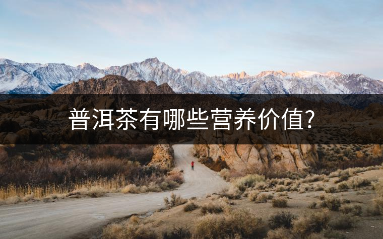 普洱茶有哪些營養(yǎng)價(jià)值?