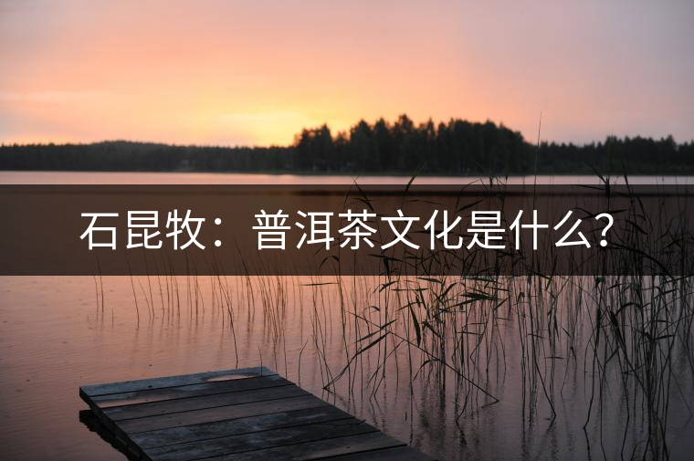 石昆牧：普洱茶文化是什么？