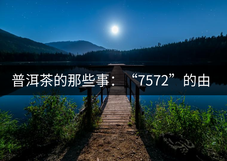 普洱茶的那些事:“7572”的由來(lái) 普洱茶的那些事:“7572”的由來(lái)