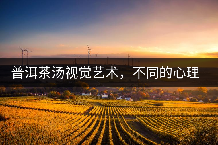 普洱茶湯視覺藝術(shù)，不同的心理享受