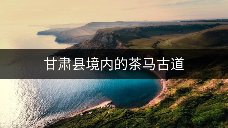 甘肅縣境內(nèi)的茶馬古道