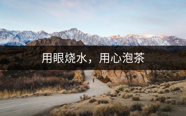 用眼燒水，用心泡茶