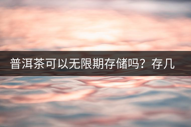 普洱茶可以無限期存儲(chǔ)嗎？存幾年最好喝？存得越久價(jià)格越貴？