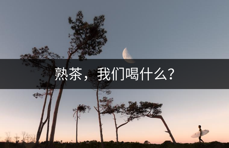 熟茶，我們喝什么？