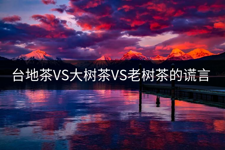 臺地茶VS大樹茶VS老樹茶的謊言你信幾個(gè)？