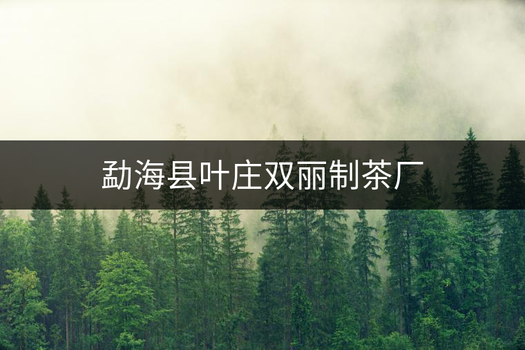 勐?？h葉莊雙麗制茶廠