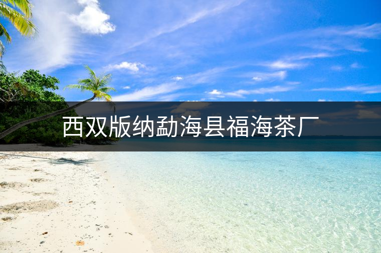 西雙版納勐海縣福海茶廠