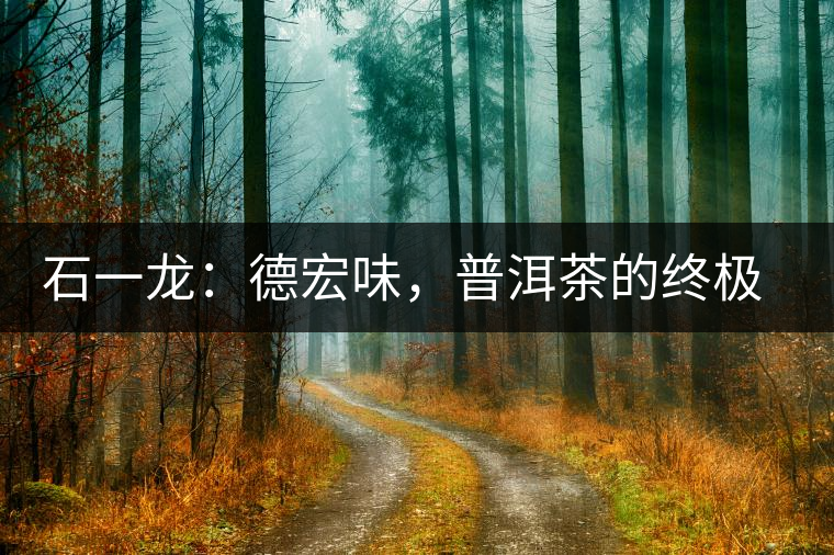 石一龍：德宏味，普洱茶的終極意境