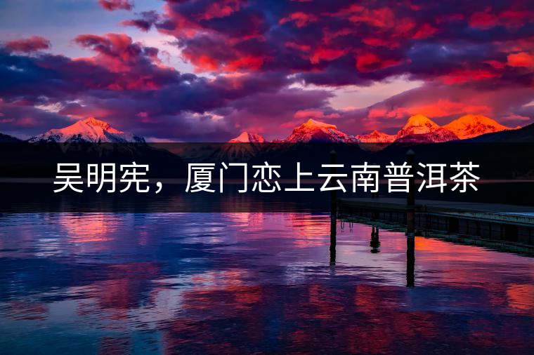 吳明憲，廈門(mén)戀上云南普洱茶