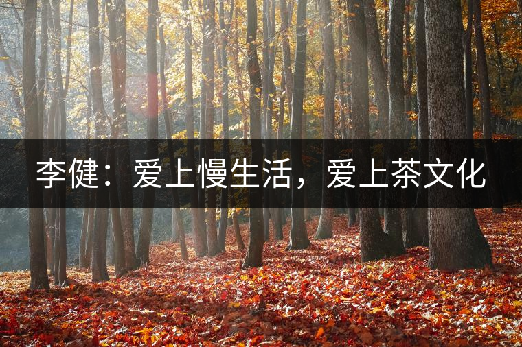 李健：愛(ài)上慢生活，愛(ài)上茶文化