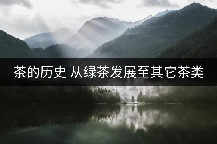 茶的歷史 從綠茶發(fā)展至其它茶類