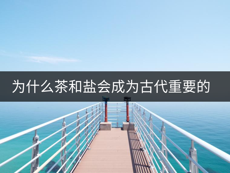 為什么茶和鹽會成為古代重要的經濟戰(zhàn)略物資？