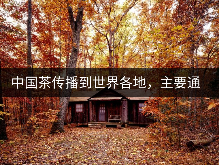 中國(guó)茶傳播到世界各地，主要通過(guò)三種形式