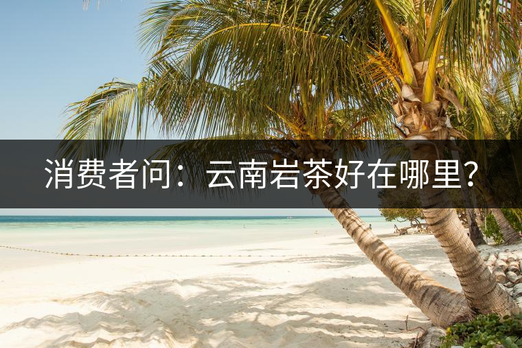 消費(fèi)者問：云南巖茶好在哪里？