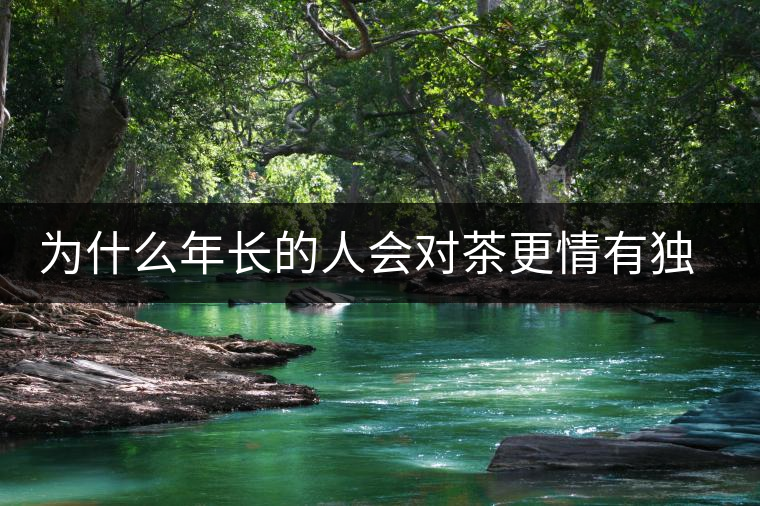 為什么年長的人會對茶更情有獨鐘？原因在這