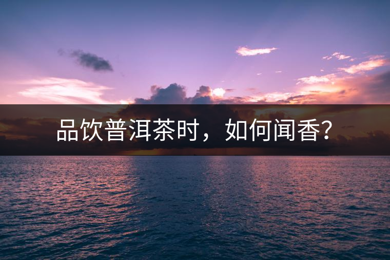 品飲普洱茶時，如何聞香？