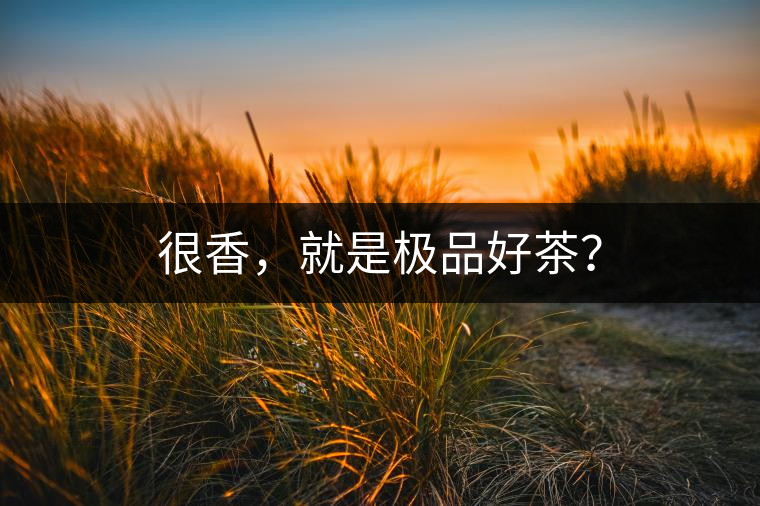 很香，就是極品好茶？