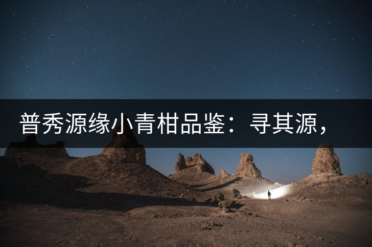 普秀源緣小青柑品鑒：尋其源，續(xù)柑與茶的美好緣分