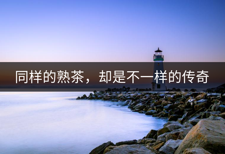 同樣的熟茶，卻是不一樣的傳奇