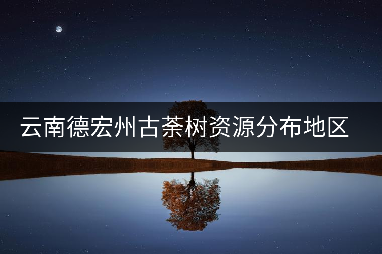 云南德宏州古荼樹資源分布地區(qū)及茶樹特點介紹