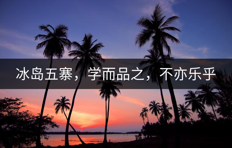 冰島五寨，學(xué)而品之，不亦樂乎