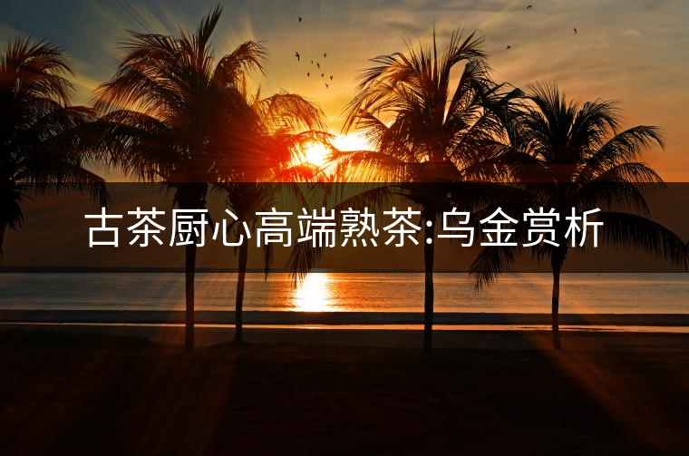 古茶廚心高端熟茶:烏金賞析 古茶廚心高端熟茶:烏金賞析