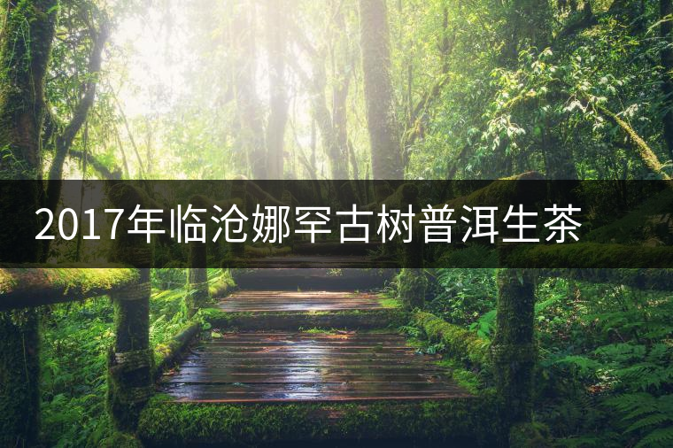 2017年臨滄娜罕古樹普洱生茶(秋茶)品鑒報告 2017年臨滄娜罕古樹普洱生茶(秋茶)品鑒報告