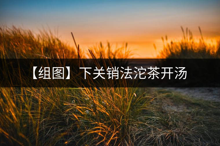 【組圖】下關(guān)銷法沱茶開(kāi)湯