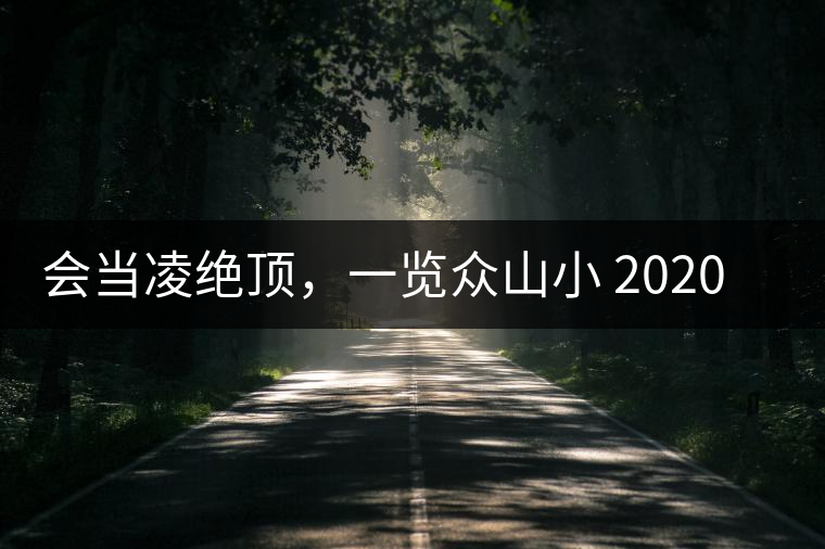 會當凌絕頂，一覽眾山小 2020年曼撒古茶山特點介紹