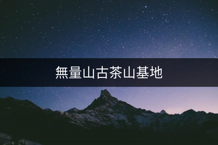 無(wú)量山古茶山基地