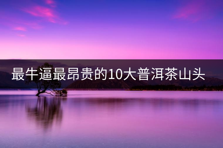 最牛逼最昂貴的10大普洱茶山頭，你造嗎？