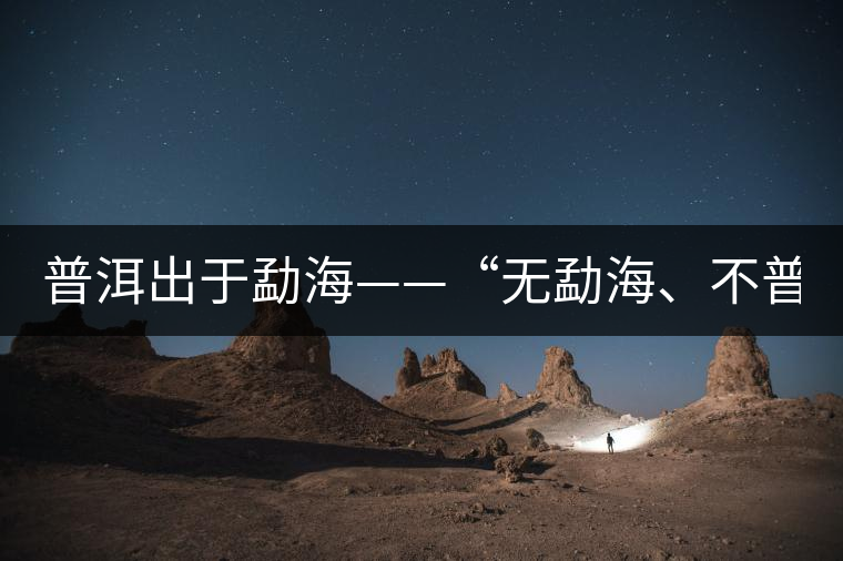 普洱出于勐?！盁o勐海、不普洱”