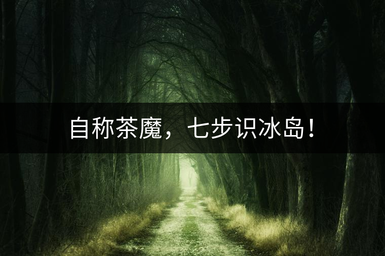 自稱茶魔，七步識冰島！