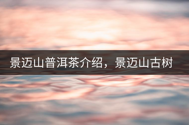 景邁山普洱茶介紹，景邁山古樹茶口感特點