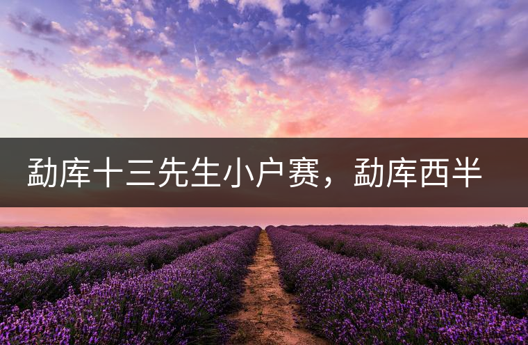 勐庫(kù)十三先生小戶賽，勐庫(kù)西半山的名寨