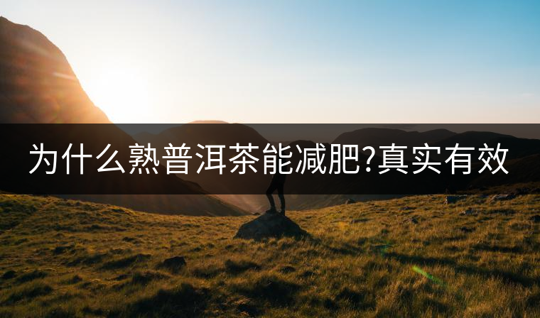 為什么熟普洱茶能減肥?真實(shí)有效嗎？