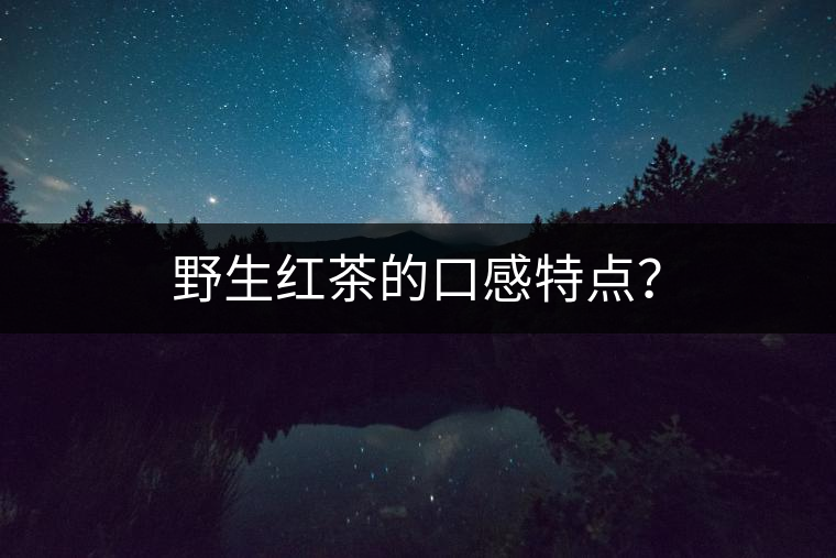 野生紅茶的口感特點(diǎn)？