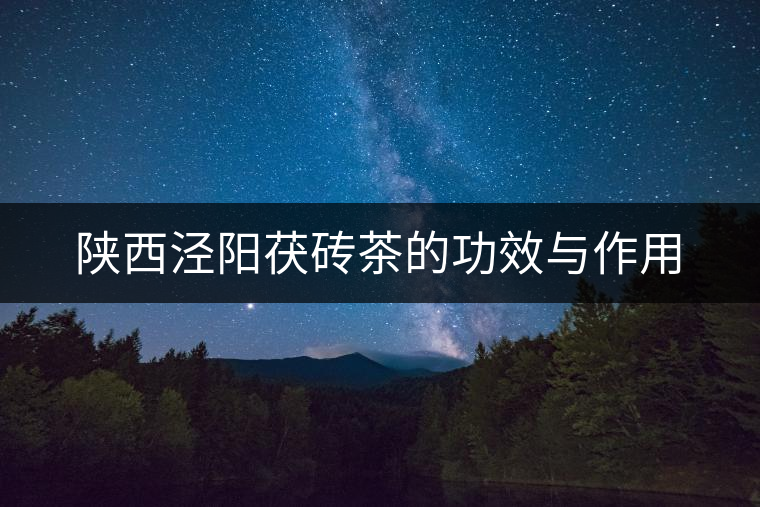 陜西涇陽(yáng)茯磚茶的功效與作用 陜西涇陽(yáng)茯磚茶的功效與作用