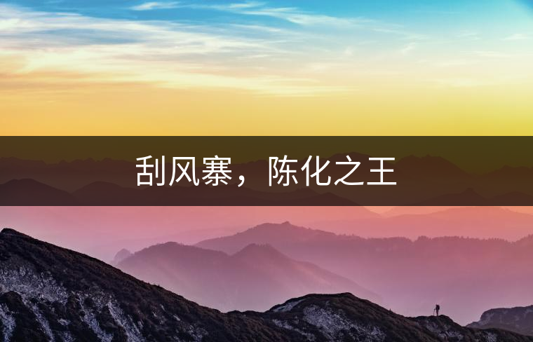 刮風(fēng)寨，陳化之王