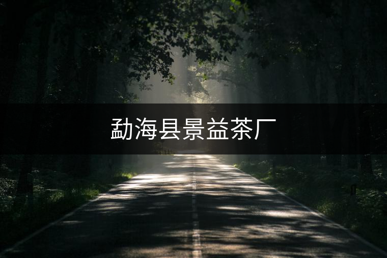 勐?？h景益茶廠