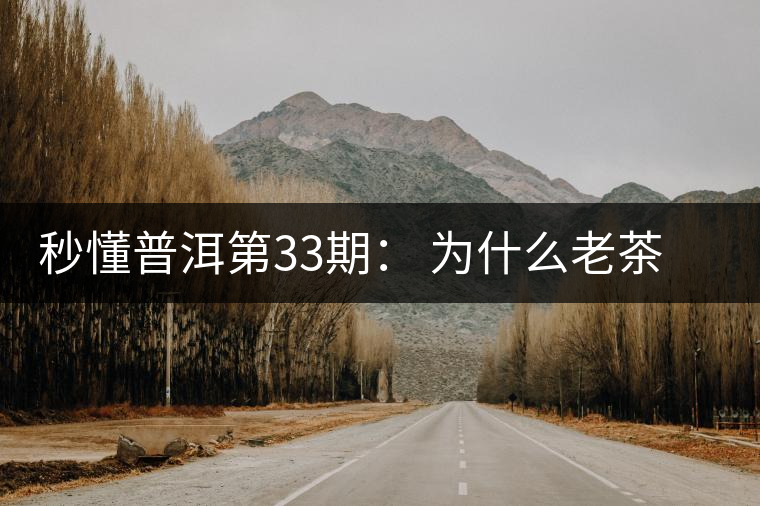 秒懂普洱第33期： 為什么老茶客都喜歡用紫砂壺泡普洱茶？