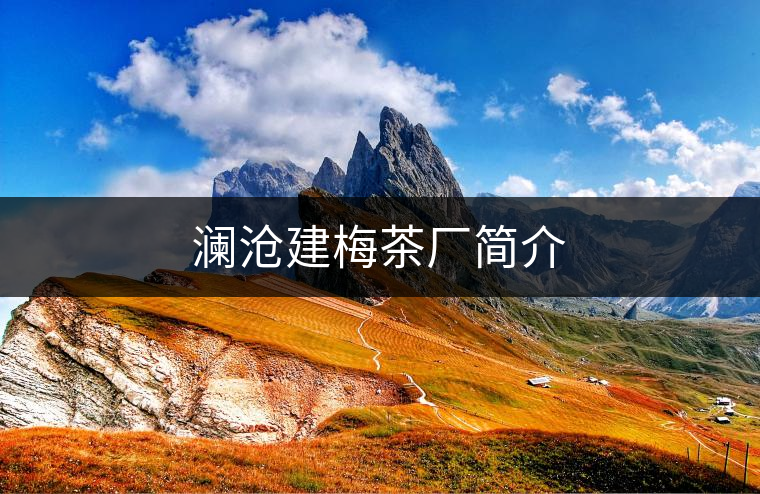 瀾滄建梅茶廠簡(jiǎn)介