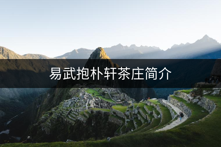 易武抱樸軒茶莊簡介 易武抱樸軒茶莊簡介