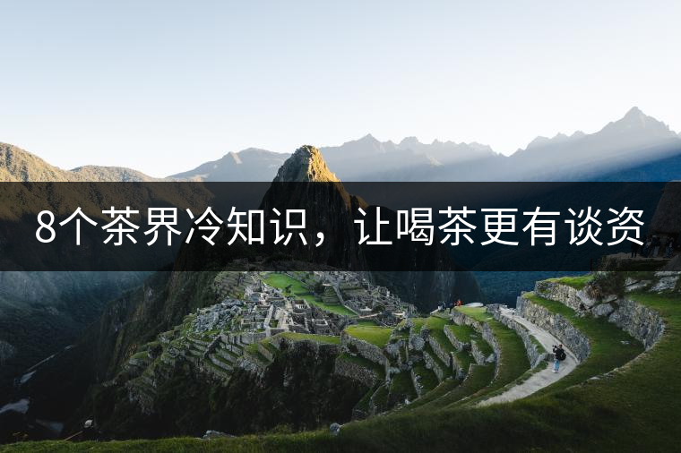 8個茶界冷知識，讓喝茶更有談資！